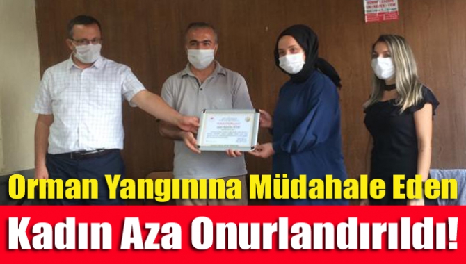 Geçtiğimiz hafta Akçaova bölgesinde gerçekleşen orman yangınında ilk müdahalede bulunan