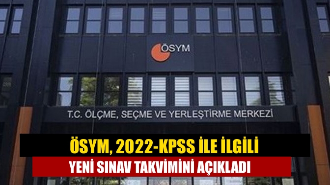 Sızdırıldığı iddiası üzerine iptal edilen KPSS'de yeni takvim belli oldu.