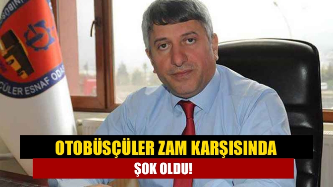 Akaryakıta yapılan ÖTV zammına tepki gösteren Kocaeli Otobüsçüler Odası Başkanı