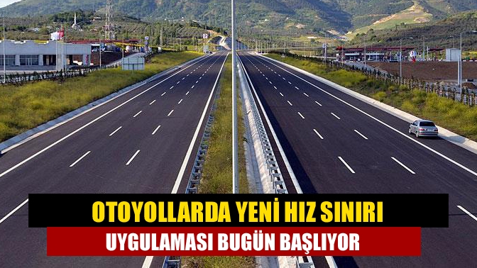 İçişleri Bakanlığı, yarından itibaren başlayacak uygulama ile hız sınırının Edirne'den