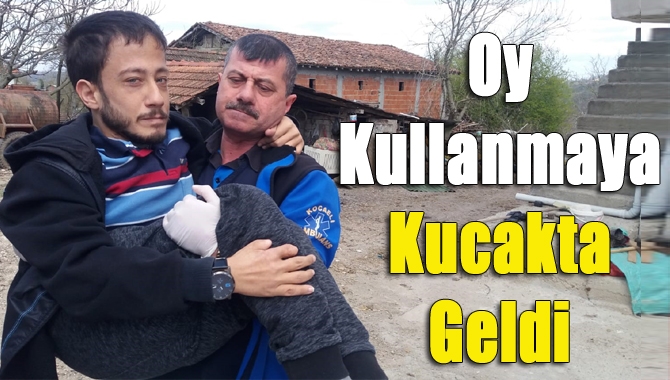 Kandıra merkez ve köylerdeki evlerinden çıkamayacak hastaları hasta nakil ambulansı