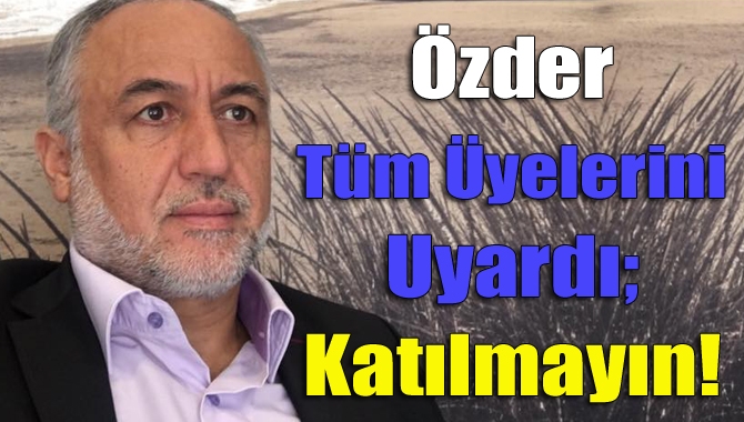 Ak Parti İlçe Başkanı Yunusu Özder, görevden alınan Kaymakam Çiçek