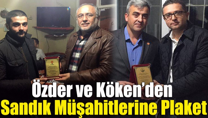AK Parti Kandıra İlçe Başkanı Yunus Özder ve Kandıra Belediye