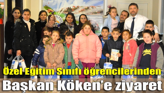 Zafer  İlkokulu Özel Eğitim Sınıfı öğrencileri Kandıra Belediye Başkanı