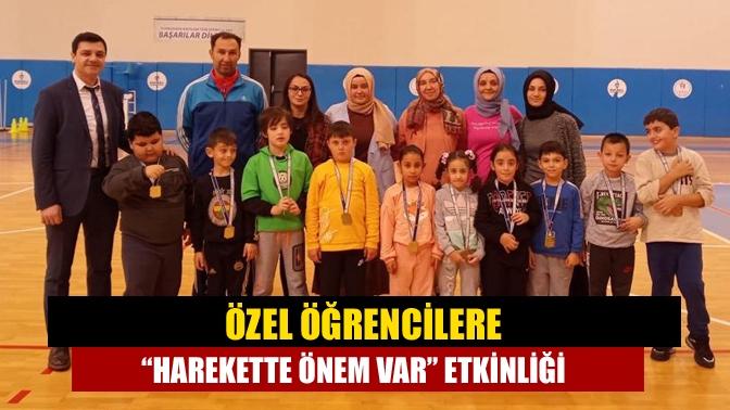 Zafer İlkokulu Öğretmeni Oya Akın’ın öncülüğünde düzenlenen “Harekette Önem Var”