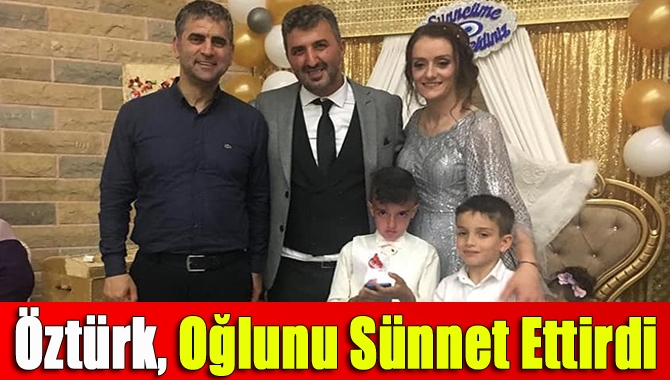 Kandıra Park ve Bahçeler Sorumlusu Ercan Öztürk’ün oğlu Osman, sünnet