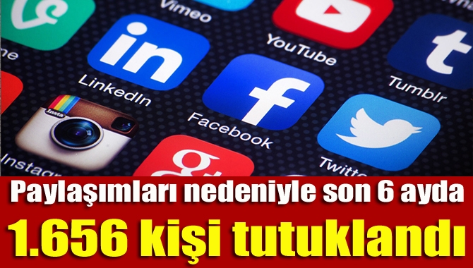 İçişleri Bakanlığı, sosyal medya paylaşımları sebebiyle 6 ayda 3.710 kişi
