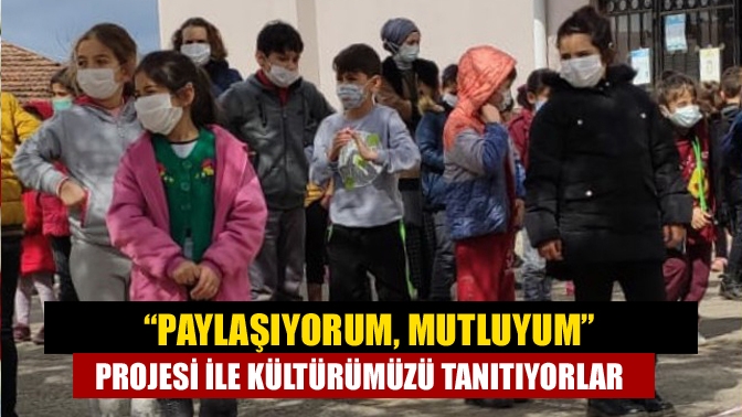Kandıra Kaymaz Araman İlkokulu öğrencileri, “I’m Sharing, I’m Happy (Paylaşıyorum,