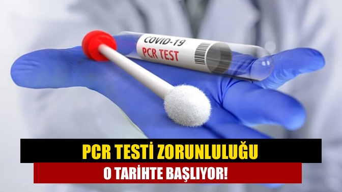 İçişleri Bakanlığı 81 il Valiliğine "Bazı Faaliyetler İçin PCR Testi