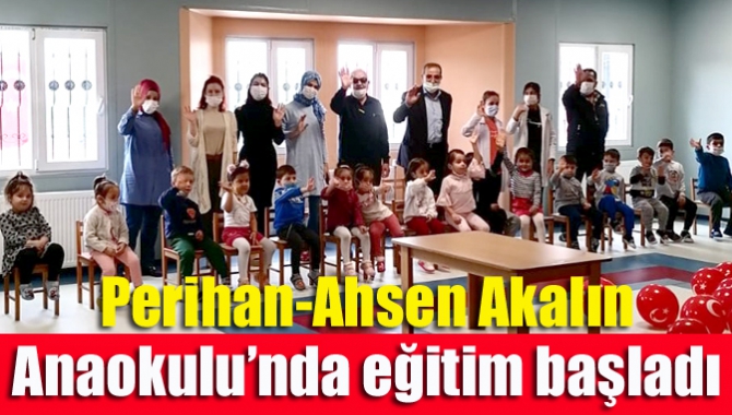 Akalın ailesinin bağışlarıyla Kandıra’ya kazandırılan Perihan-Ahsen Akalın Anaokulu’nda eğitim başladı.