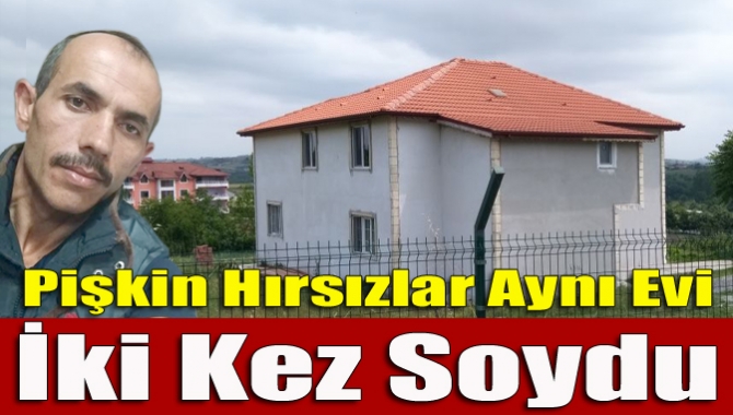 Daha önce girdikleri evde ne var ne yok talan eden