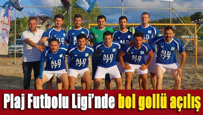 Büyükşehir Belediyesi’nin TFF ile ortaklaşa düzenlediği Plaj Futbolu Ligi’nde açılış