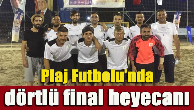 Büyükşehir Belediyesi’nin TFF ile ortaklaşa düzenlediği Plaj Futbolu Ligi’nde grup