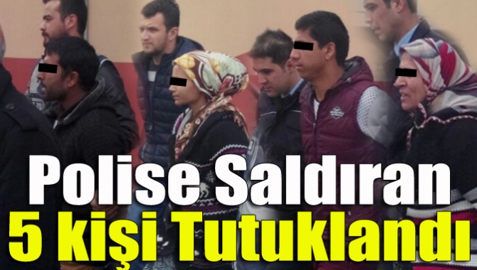 Kandıra Akdurak Mahallesi Akçakayran mevkiinde polise saldıran 5 kişi tutuklanarak