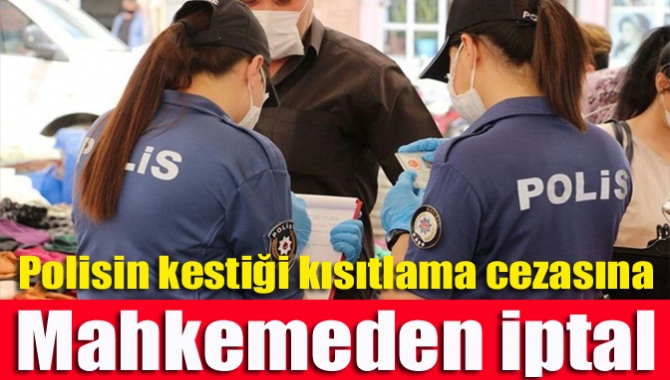 Ankara'da polisin bir vatandaşa kestiği 3 bin 150 liralık kısıtlama