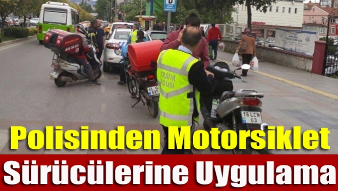 Gölcük Emniyet Müdürlüğüne bağlı Trafik Asayiş Ekipleri tarafından motosiklet sürücülerine