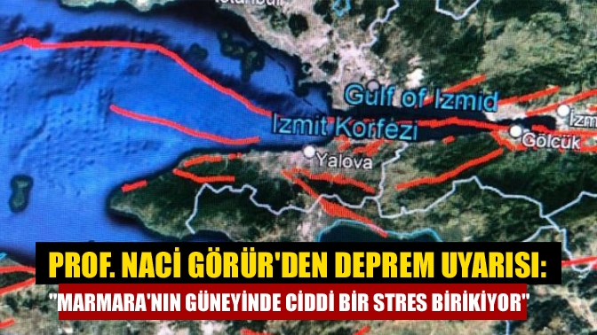 Gemlik Körfezi'nde dün meydana gelen depremi değerlendiren Prof. Naci görür,