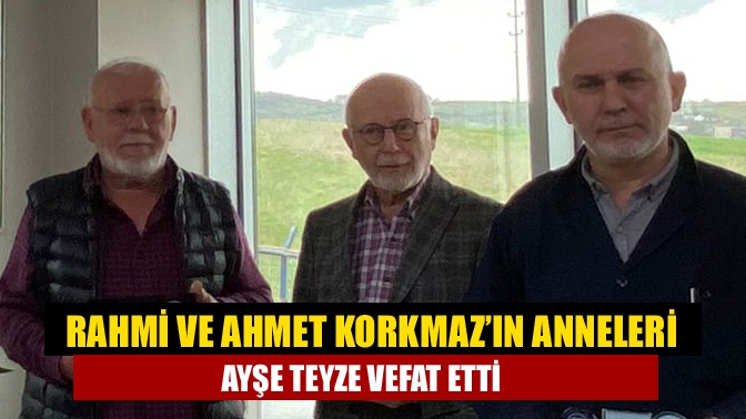 Korkmaz Mutfak Eşyaları A.Ş. Aile bireylerinden Rahmi Korkmaz ve Ahmet