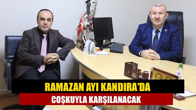 Kandıra İlçe Müftüsü Rahmi Sancar, Ramazan ayına özel olarak hazırlanan