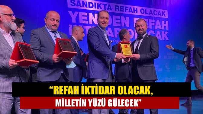 Yeniden Refah Partisi Kandıra İlçe Başkanı Levent Gödek’e Genel Başkanı