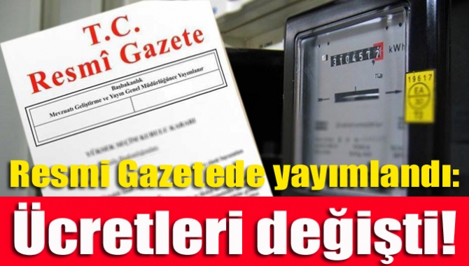 Sanayi ve Teknoloji Bakanlığı'nın Resmi Gazete'de yayımlanan tebliğine göre su,
