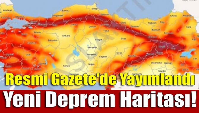 Türkiye'nin deprem tehlike haritası 22 yıl sonra yenilendi. Yeni harita