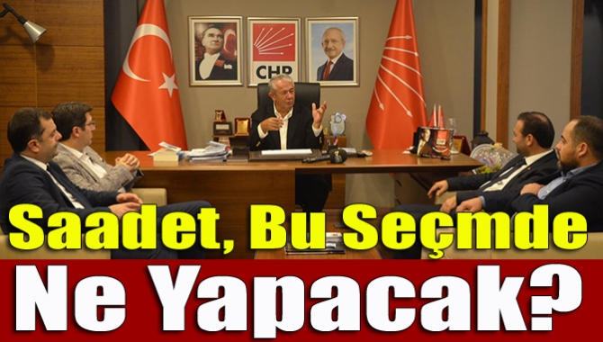 CHP İl Başkanı Cengiz Sarıbay, kendisini ziyaret eden SP İl