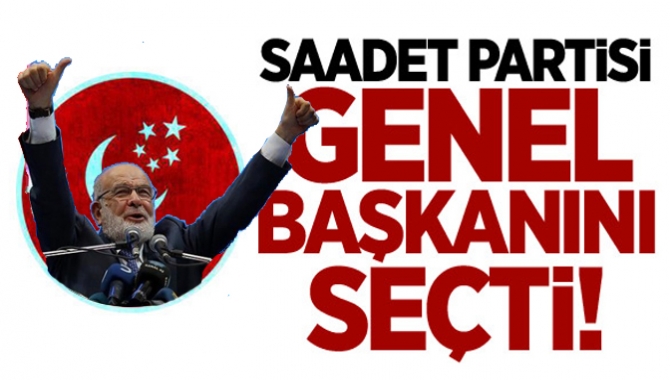 Saadet Partisi 6. Olağan Kongresi'nde, oy kullanan 891 delegenin 871'inin