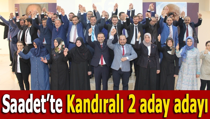 Saadet Partisi milletvekili aday adaylığı için Kandıralı Sinan Yolcu ve