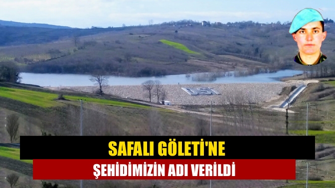 Kandıra Merkez Erikli Mahallesine yapılan Safalı Gölet'inin adı deyişti, 1999'da