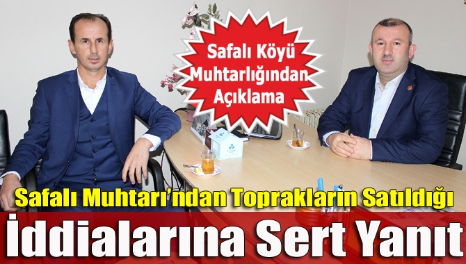 Merkez Erikli Mahalle sakinlerinin Safalı Göleti’nin isminin değişmesi yönündeki taleplerine