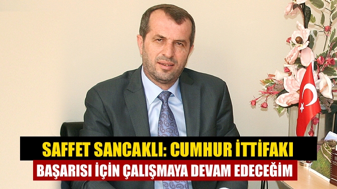 Sancaklı, Bahçeli’nin kendisi için söylediği sözler üzerine sosyal medya hesabından,