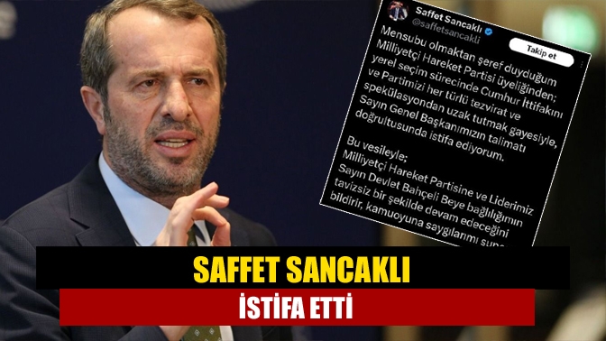 MHP Genel Başkan Yardımcısı Semih Yalçın tarafından istifası istenen MHP