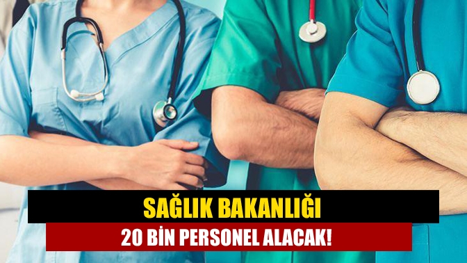 Sağlık Bakanlığı’nın 5 bin 175’i hemşire olmak üzere 10 bin