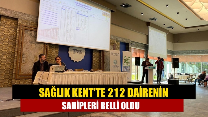 Büyükşehir iştiraklerinden Kent Konut A.Ş. tarafından yapılan Sağlık Kent Konutları’nda