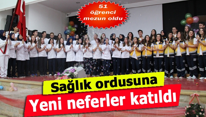 Kandıra Mesleki ve Teknik Anadolu Lisesi’nden 51 öğrenci mezun olarak