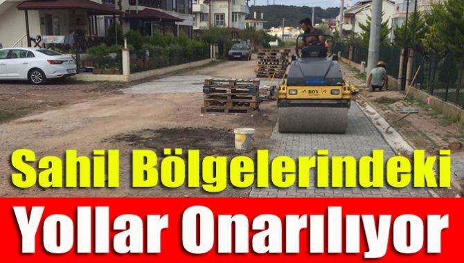 Yaz sezonunda vatandaşların yoğun ilgi gösterdiği Kandıra tatil beldelerinde yol