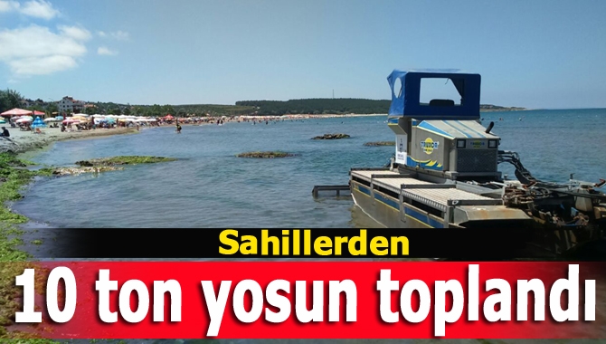 Büyükşehir’e bağlı ekipler, vatandaşların sahilleri daha rahat kullanabilmeleri için biriken