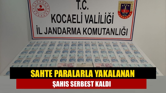 Kocaeli’de piyasaya sahte para sürmek isterken yakalanan F.Ö. mahkeme tarafından