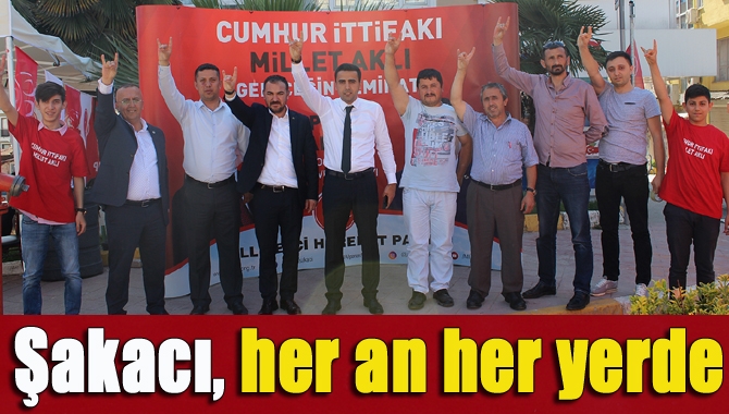 Milliyetçi Hareket Partisi’nin Kandıralı Milletvekili Adayı Alperen Şakacı, temposunu bir