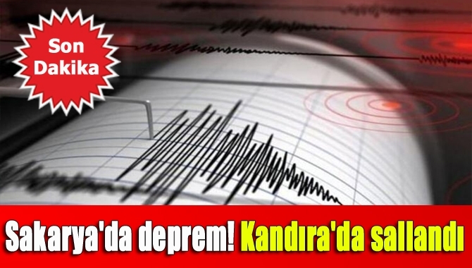 Sakarya Hendek'te saat 16.08'te 4.7 büyüklüğünde deprem meydana geldi. Sakarya