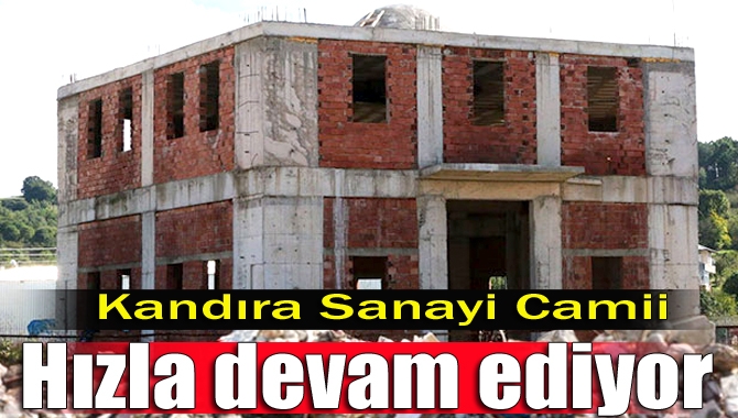 Kandıra Sanayi Çarşısı’nda inşaatı yarım kalan Sanayi Camisi’nin tamamlanması konusunda