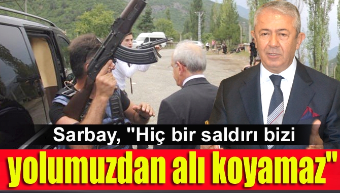 Artvin'in Şavşat ilçesinde CHP Genel Başkanı Kemal Kılıçdaroğlu'nun konvoyu sırasında