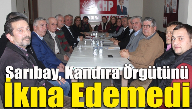 İstifa eden CHP Kandıra İlçe Örgütü ile görüşen İl Başkanı