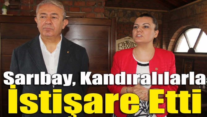 CHP Kandıra İlçe Örgütü’nün olağanüstü kongre öncesi partililerle istişare eden