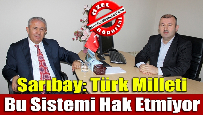 CHP Kocaeli İl Başkanı Cengiz Sarıbay, “Yeni Anayasa’da ucu açıklık