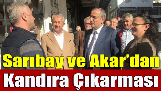 İl Başkanı Cengiz Sarıbay önderliğinde CHP’liler, Kandıra’ya çıkarma yaptı. Sarıbay,