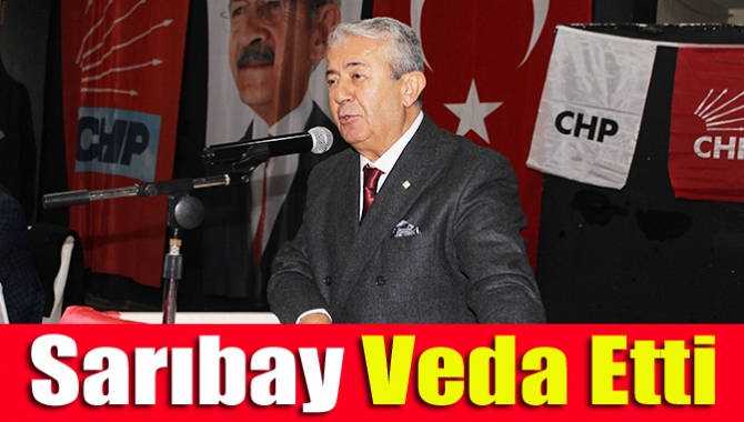 CHP Kandıra İlçe Kongresi’nde konuşan İl Başkanı Cengiz Sarıbay veda