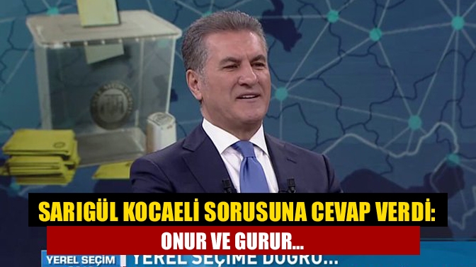 Büyükşehir Belediyesi için CHP’den aday gösterileceği konuşulan Mustafa Sarıgül, katıldığı