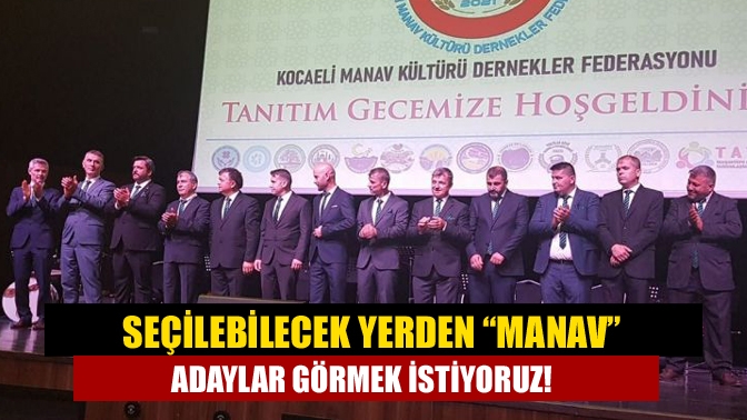 29 Temmuzda tanıtımı yapılan Kocaeli Manav Kültürü Dernekler Federasyonu genel